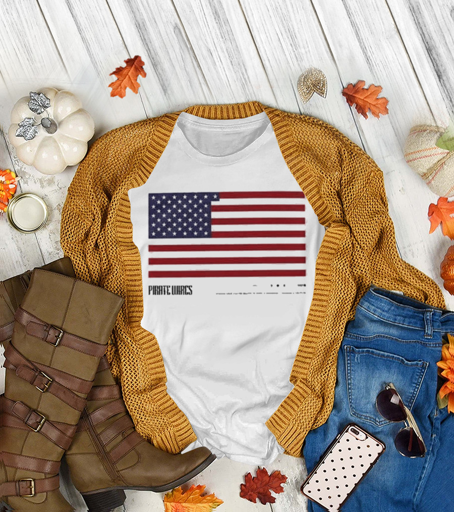 Pirate Wires Moon Should Be A State US Flag T-Shirt