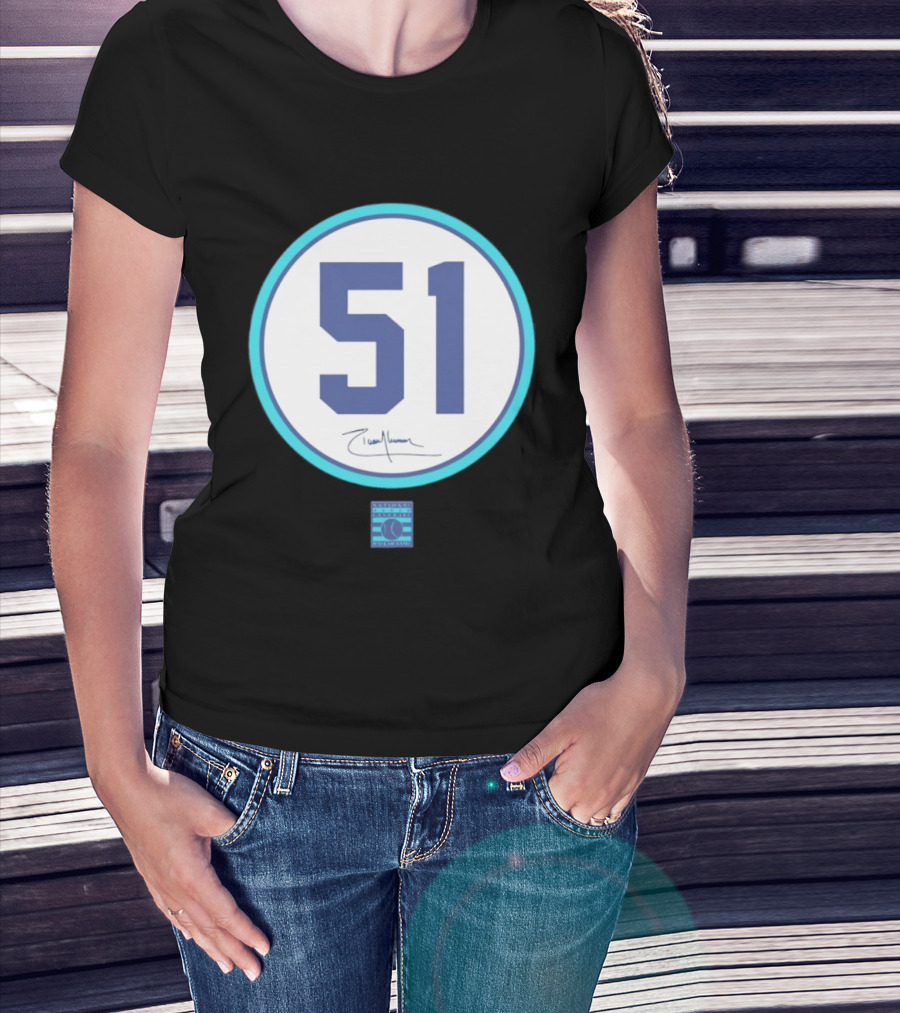 Randy Johnson Seattle Mariners 51 2015 National Baseball Hall Of Fame Induction T-Shirt