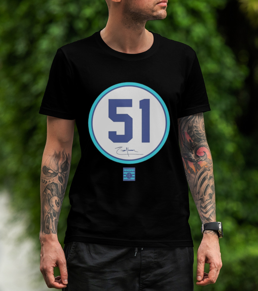 Randy Johnson Seattle Mariners 51 2015 National Baseball Hall Of Fame Induction T-Shirt