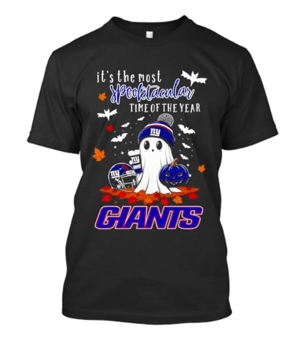 New York Giants Halloween Ghost Giants Spooktacular Time Of The Year 2026 T-Shirt