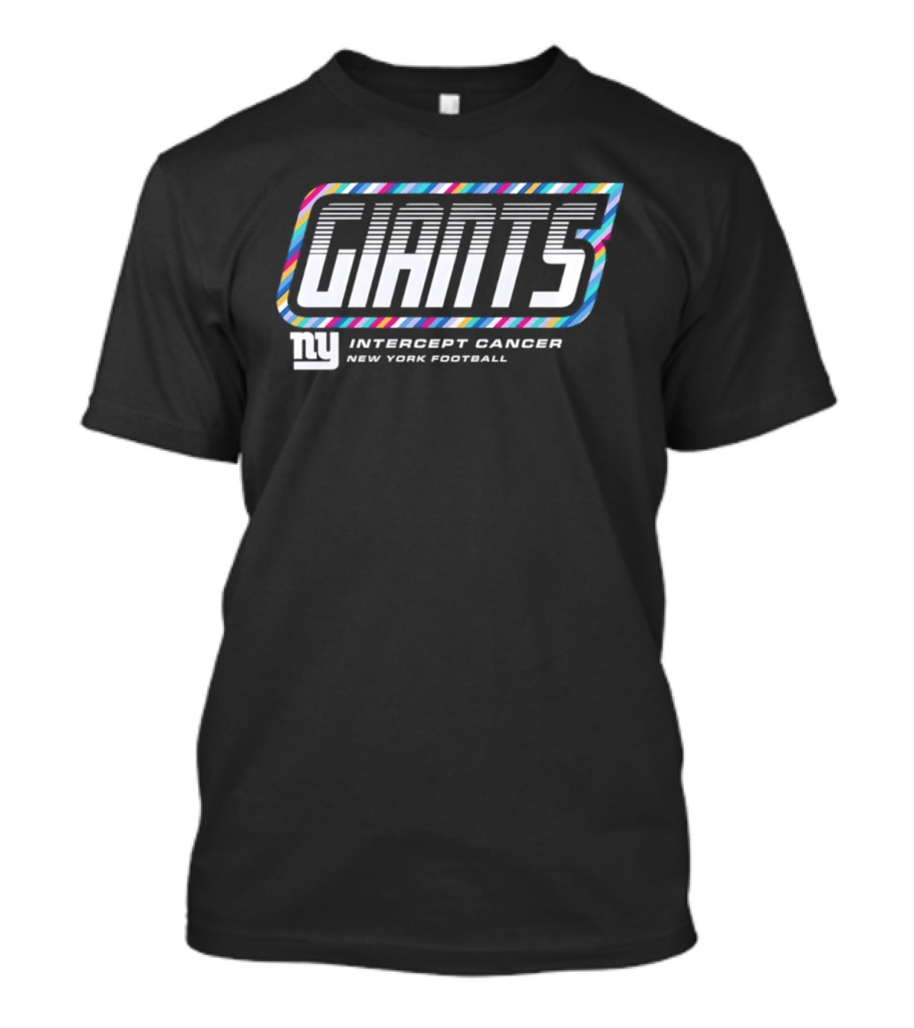 New York Giants Intercept Cancer New York Football Crucial Catch 2026 T-Shirt