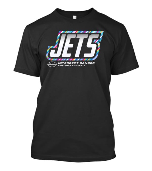 New York Jets Intercept Cancer 2026 Crucial Catch Football T-Shirt