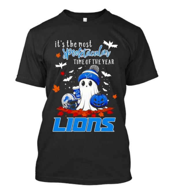 Detroit Lions Halloween Ghost Spooktacular Time Of The Year 2026 T-Shirt