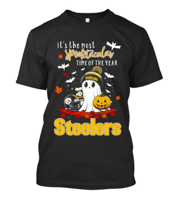 Pittsburgh Steelers Halloween 2026 Spooktacular Time Ghost Pumpkin Football T-Shirt