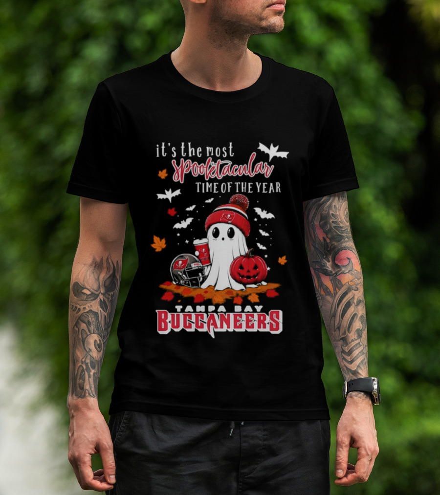 Tampa Bay Buccaneers Halloween Ghost 2026 Spooktacular Time Of The Year T-Shirt