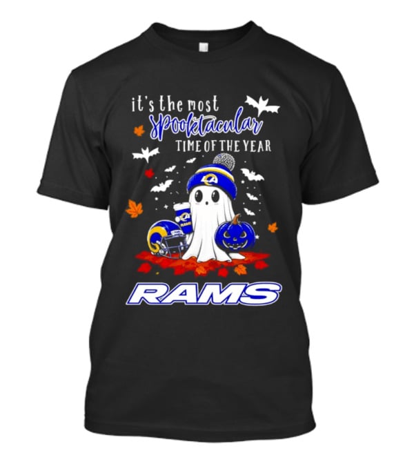Los Angeles Rams Halloween Ghost 2026 Season It's The Most Spooktacular Time Of The Year T-Shirt