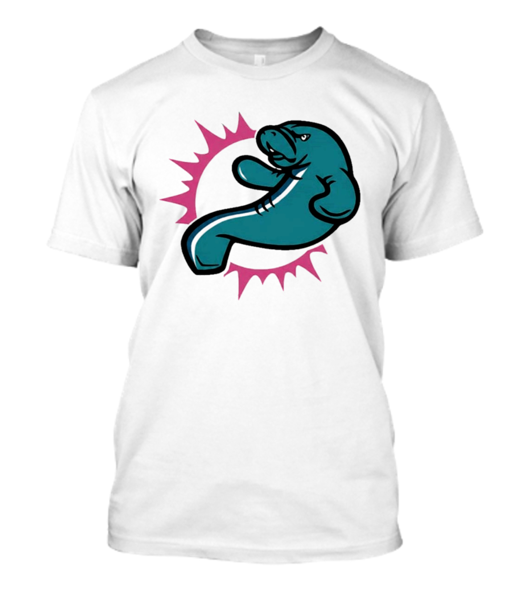 GTA VI Vice City Manatees Miami Dolphins Mashup T-Shirt
