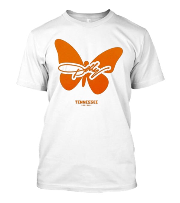 Tennessee Vols Dolly Butterfly Football T-Shirt