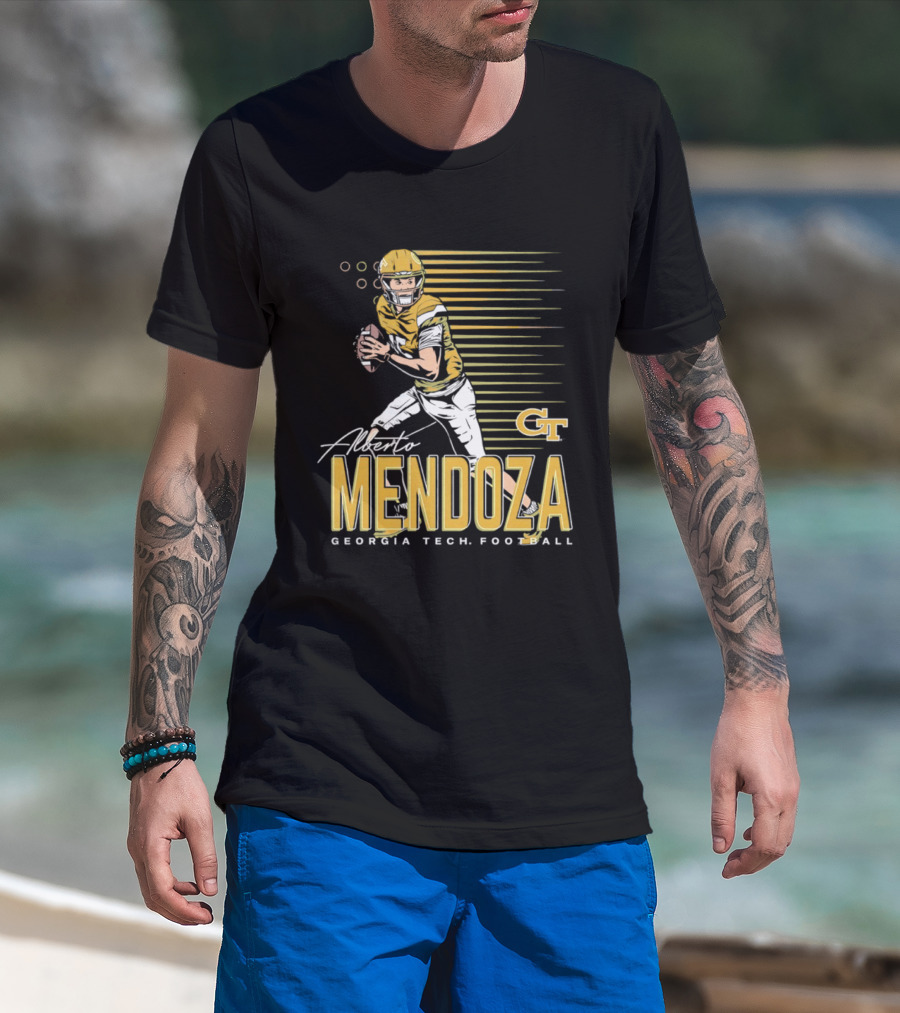 Alberto Mendoza Georgia Tech Football CT T-Shirt