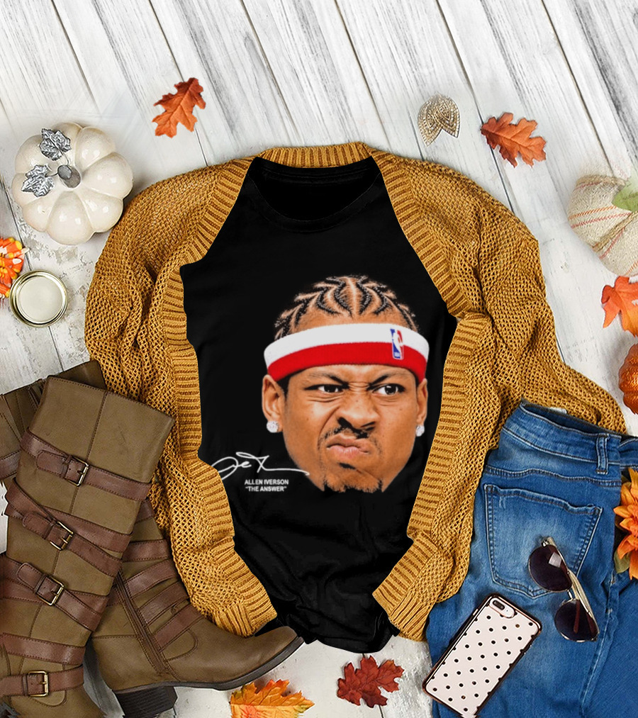 Allen Iverson The Answer NBA Headband T-Shirt