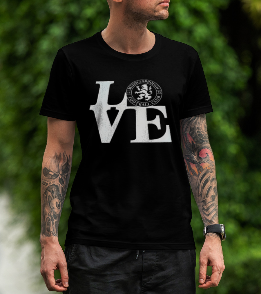 Middlesbrough Football Club Love Fan T-Shirt