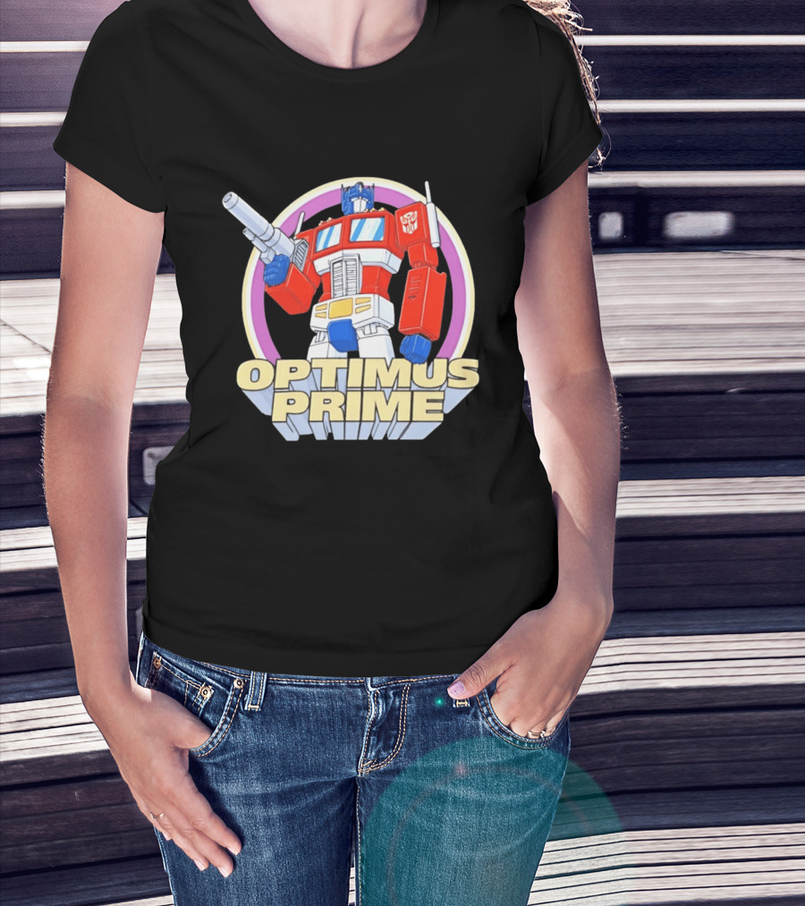 Optimus Prime Classic Animation Retro 80s T-Shirt