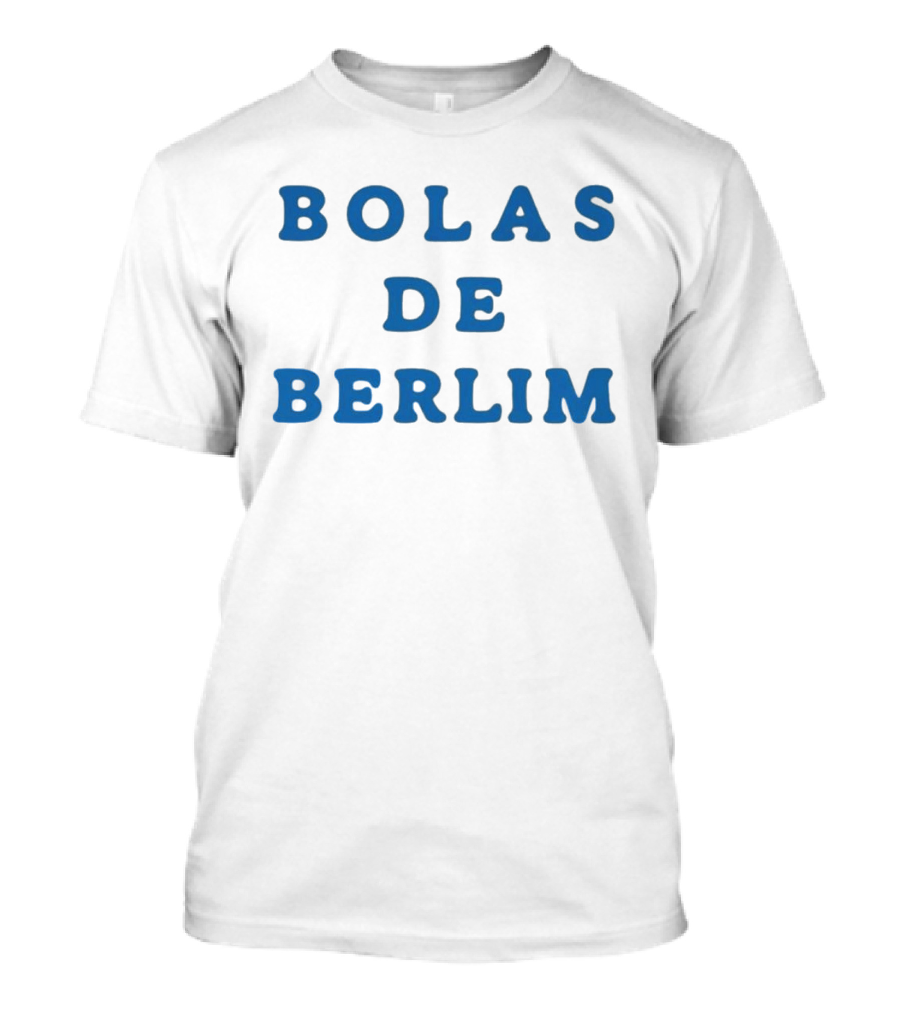 Bolas De Berlim Blue Lettering T-Shirt