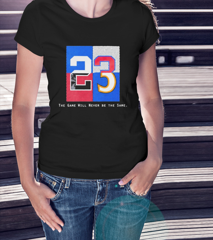 Shota Imanaga 23 The Game Will Never Be The Same Colorful Number Mashup T-Shirt