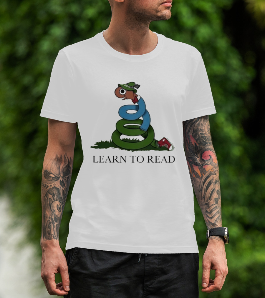 Learn To Read Alphabet Character With Hat And Sneakers T-Shirt
