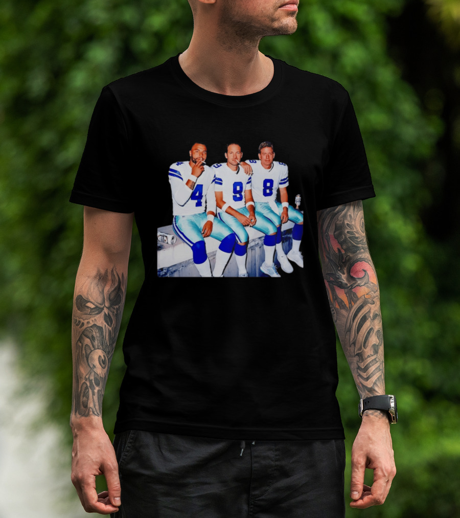 Klayton Adams Christian Parker Brandon Aubrey Dallas Cowboys Smoking Jerseys T-Shirt