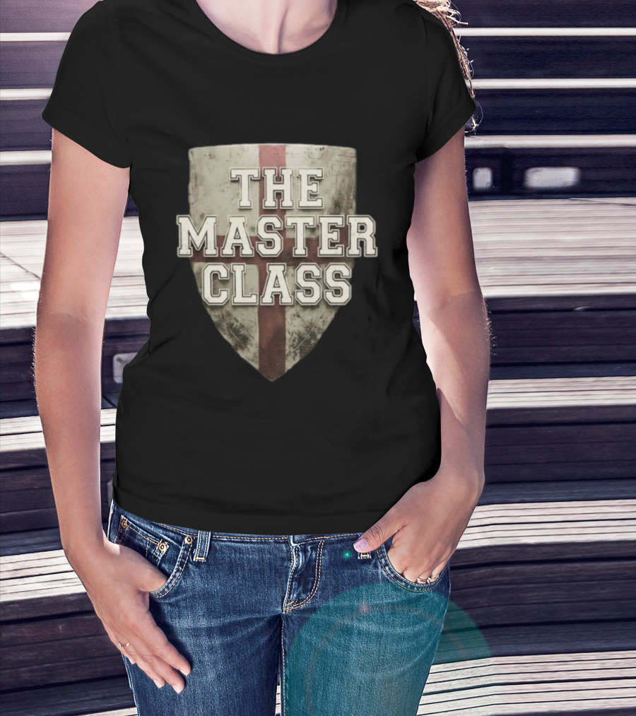 The Master Class Shield Emblem With Cross T-Shirt