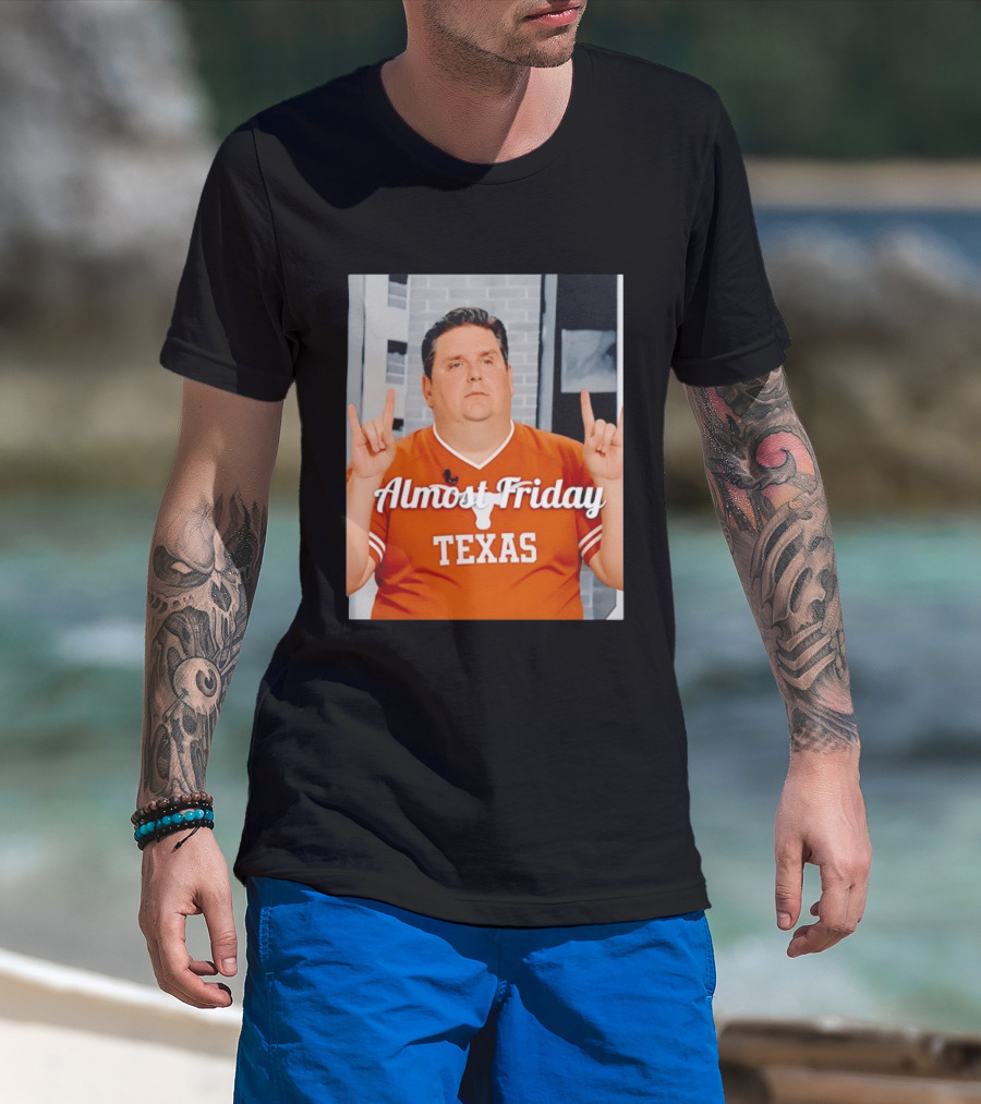 Almost Friday Texas Longhorn Hook 'EM T-Shirt