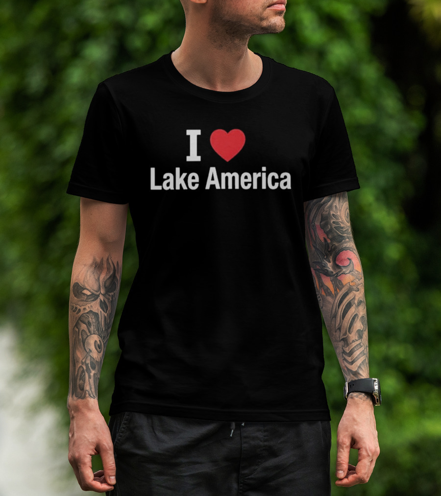 I Love Lake America T-Shirt