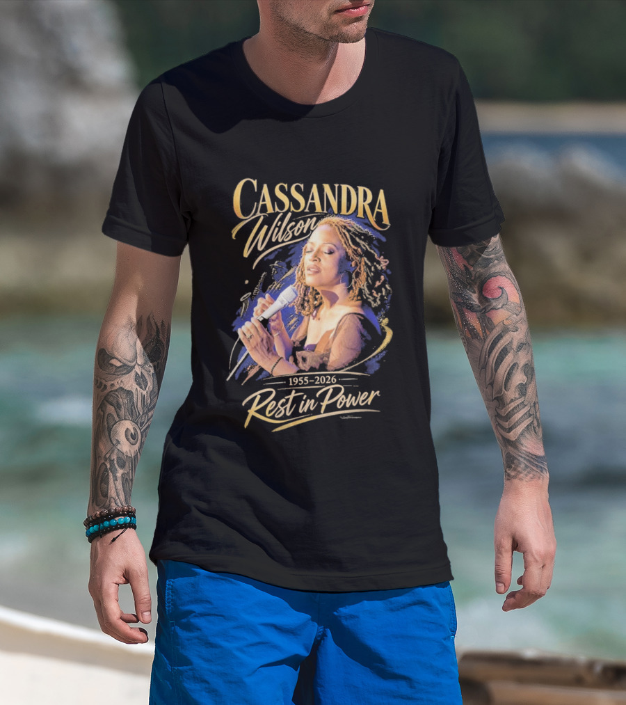 Cassandra Wilson 1955 2026 Rest In Power Jazz Legend T-Shirt