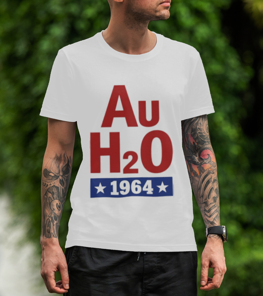 Au H2O 1964 Barry Goldwater Chemistry Political Campaign T-Shirt