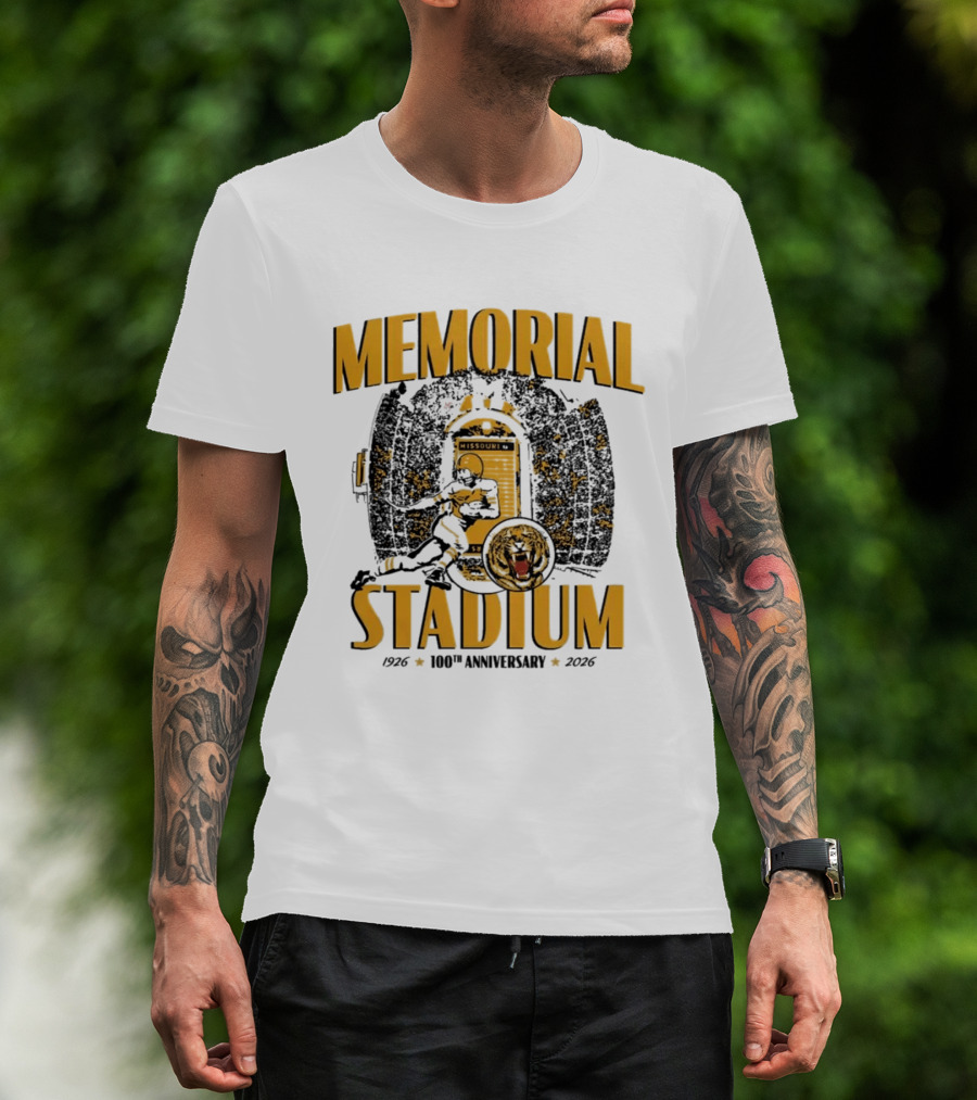 Memorial Stadium Missouri Tigers Football 100th Anniversary 1916 2016 T-Shirt