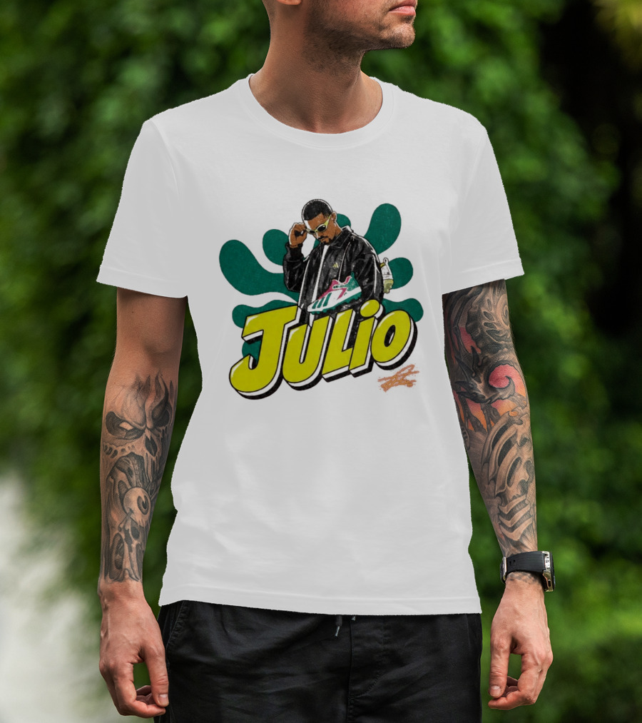 Julio Sneaker Style Hispanic Heritage Mariners T-Shirt