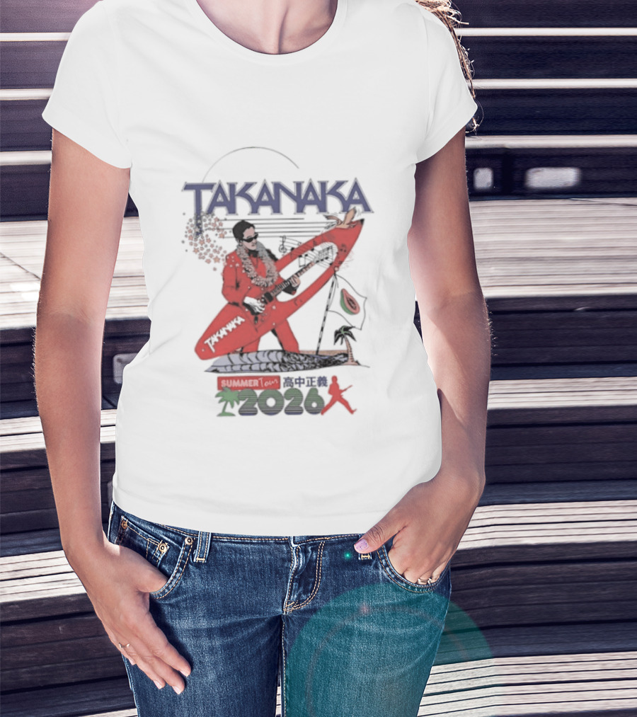 Takanaka Summer Tour 2026 Masayoshi Takanaka Guitar T-Shirt