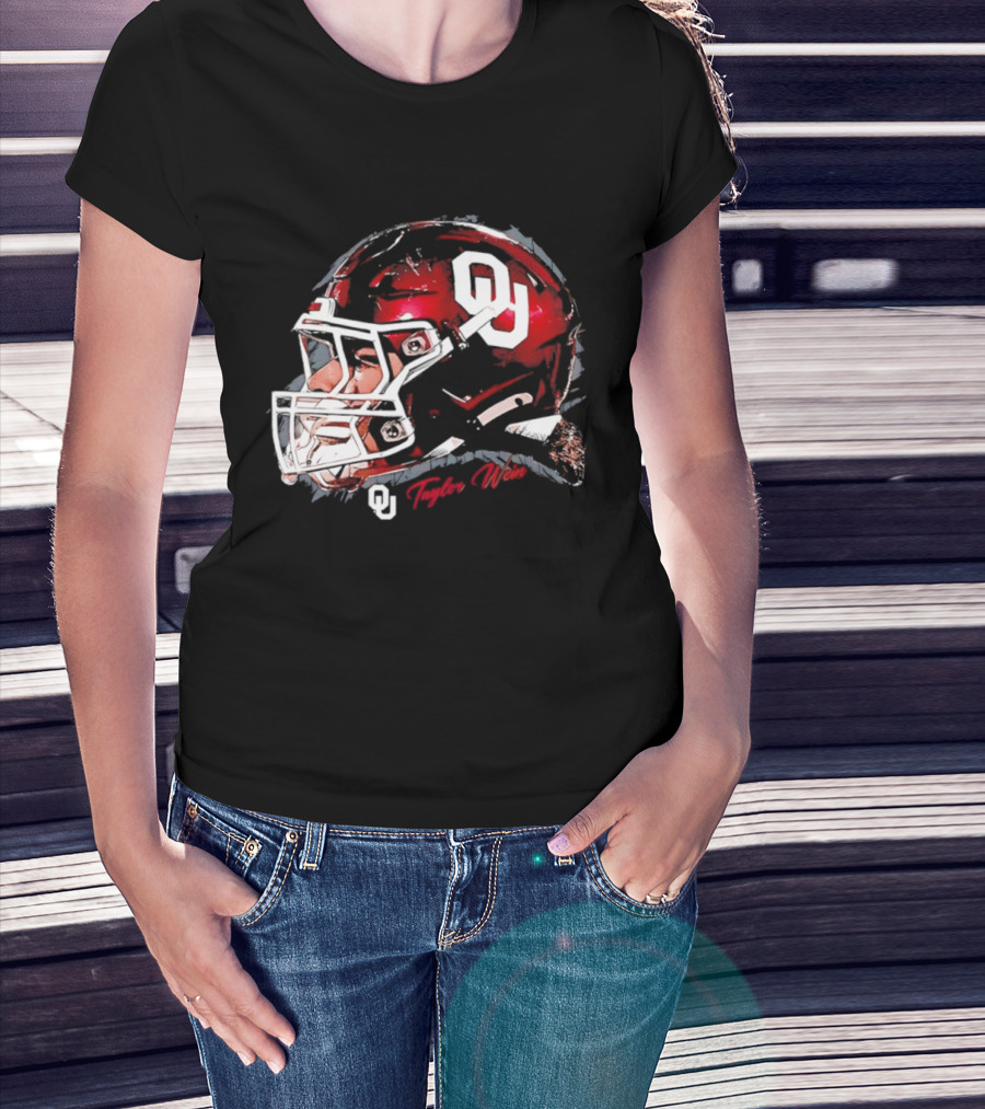 Oklahoma Sooners Football OU Helmet Taylor Wein T-Shirt