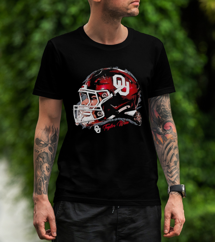 Oklahoma Sooners Football OU Helmet Taylor Wein T-Shirt