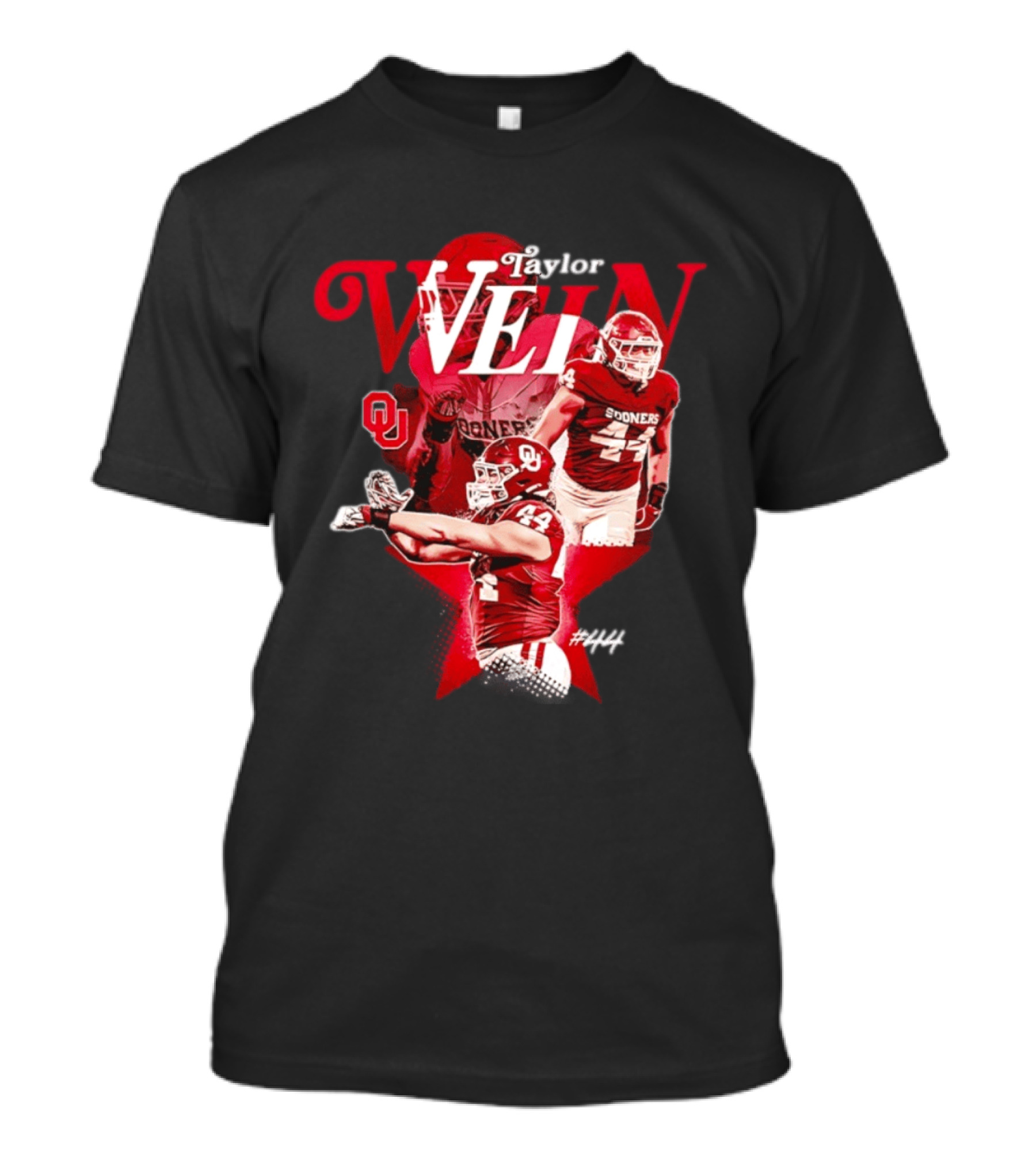 Taylor Wein Oklahoma Sooners Sooners Football OU 44 T-Shirt