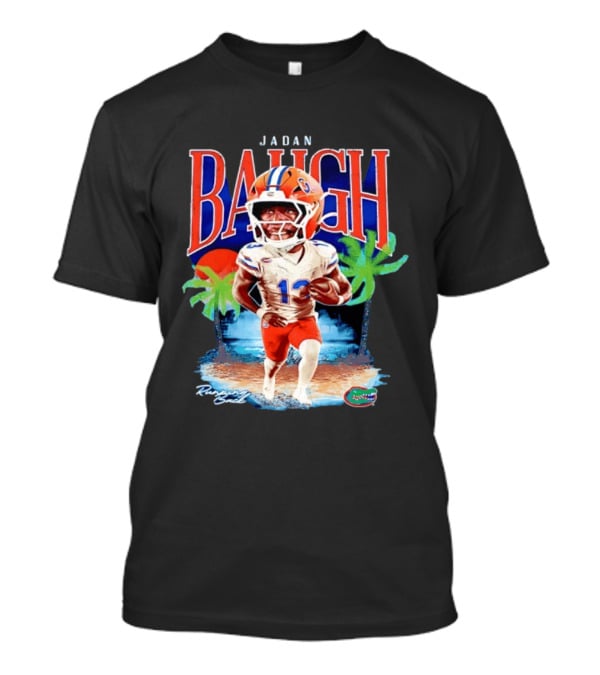 Jadan Baugh Florida Gators NCAA Football Player Beach Palms T-Shirt