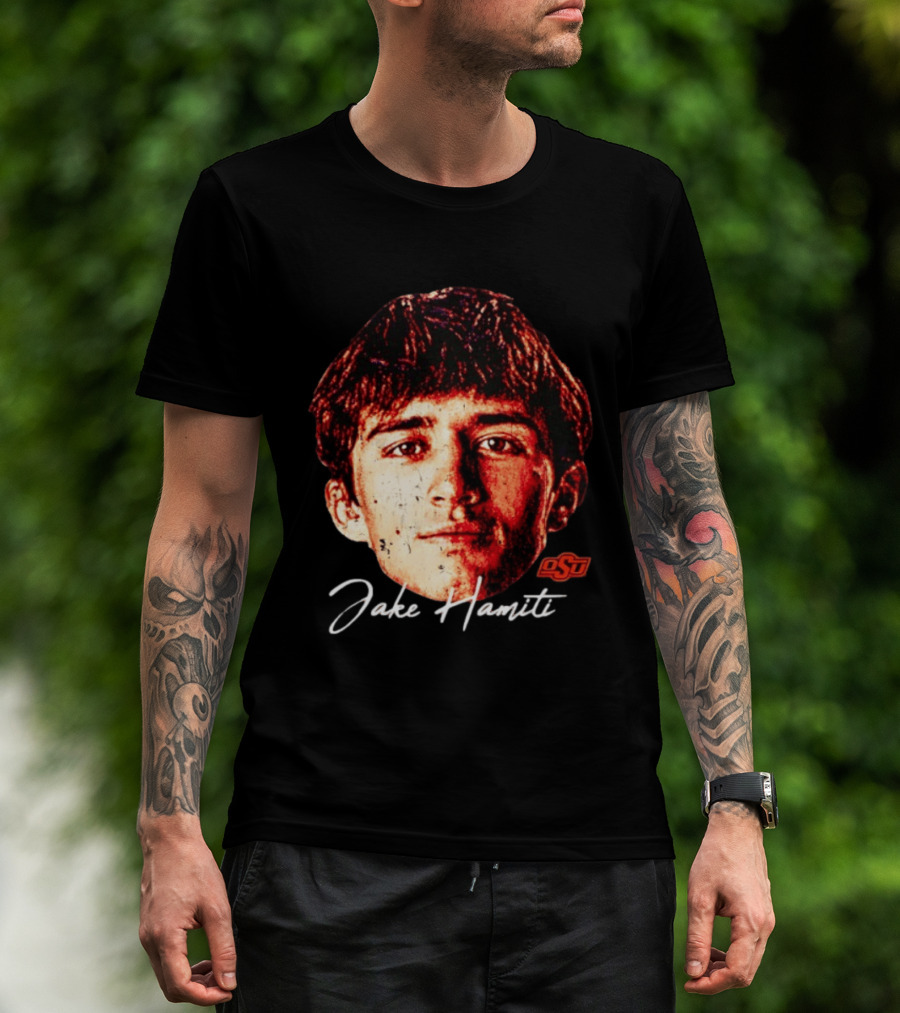 Jake Hamiti Oklahoma State Wrestling OSU Swag T-Shirt