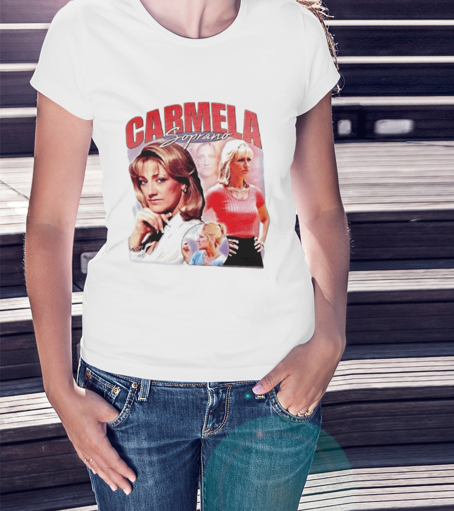 Carmela Soprano Character Collage T-Shirt