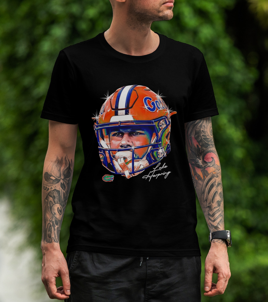 Florida Gators NCAA Football Helmet Swag Head T-Shirt