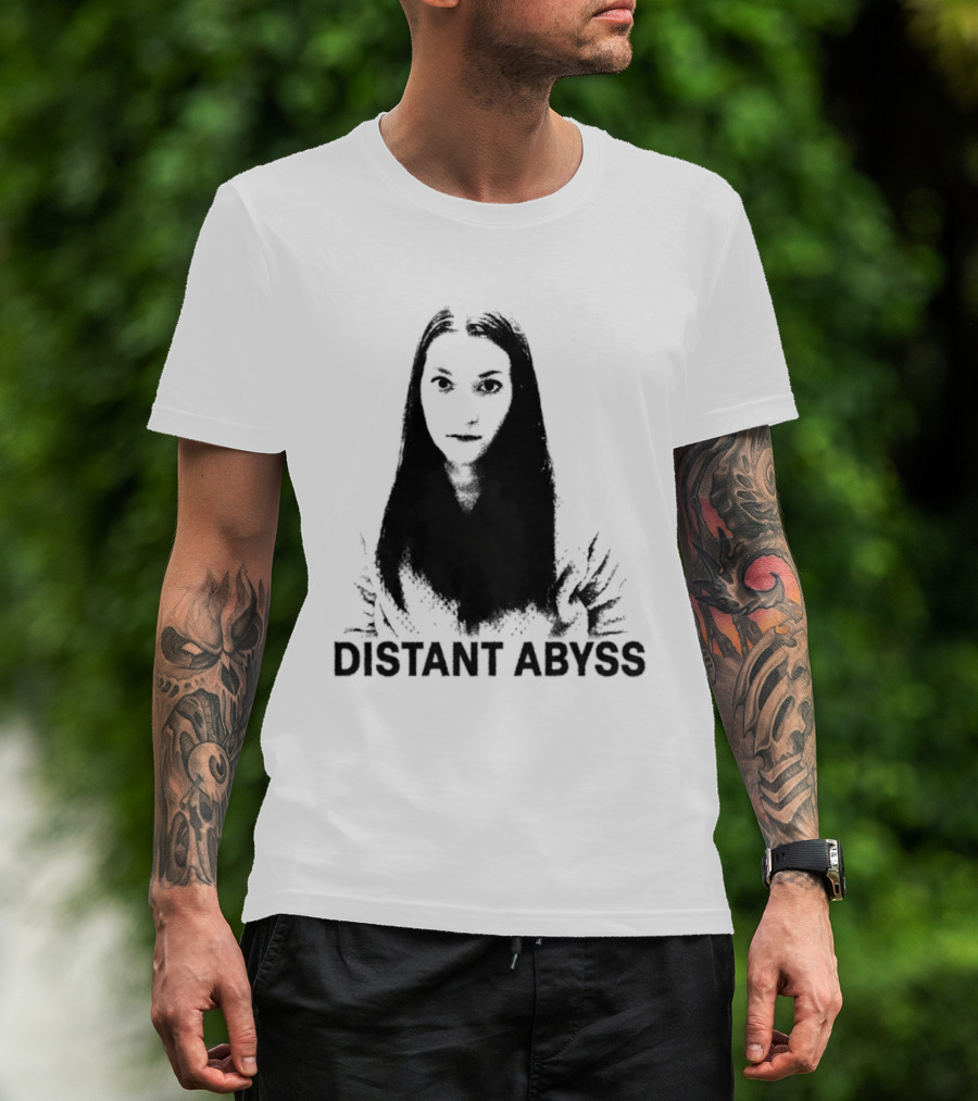 Distant Abyss Gothic Dark Aesthetic Minimalist T-Shirt