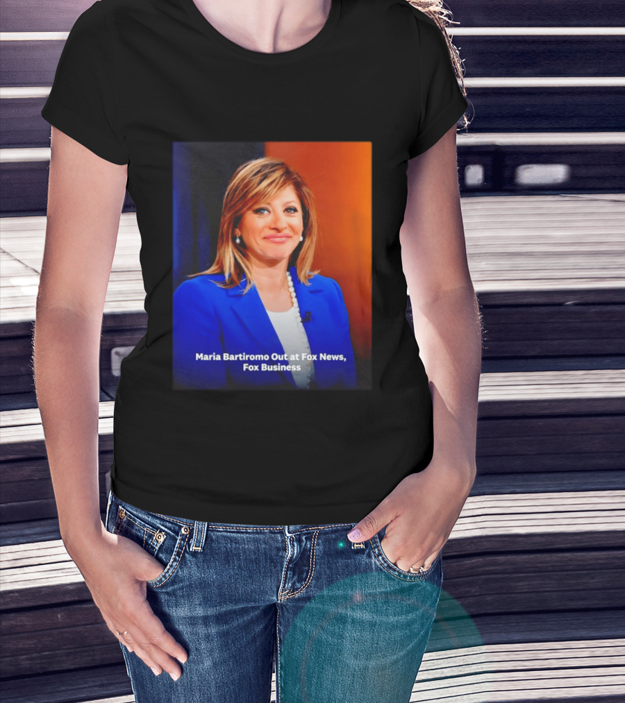 Maria Bartiromo Departure Fox Business News Media T-Shirt