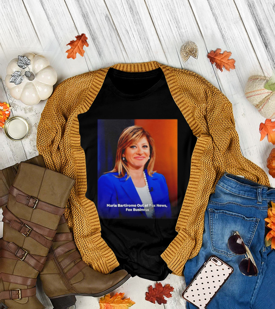 Maria Bartiromo Departure Fox Business News Media T-Shirt