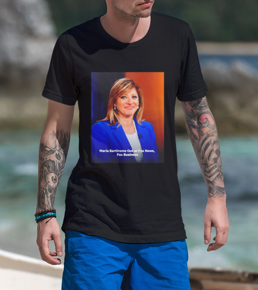 Maria Bartiromo Departure Fox Business News Media T-Shirt