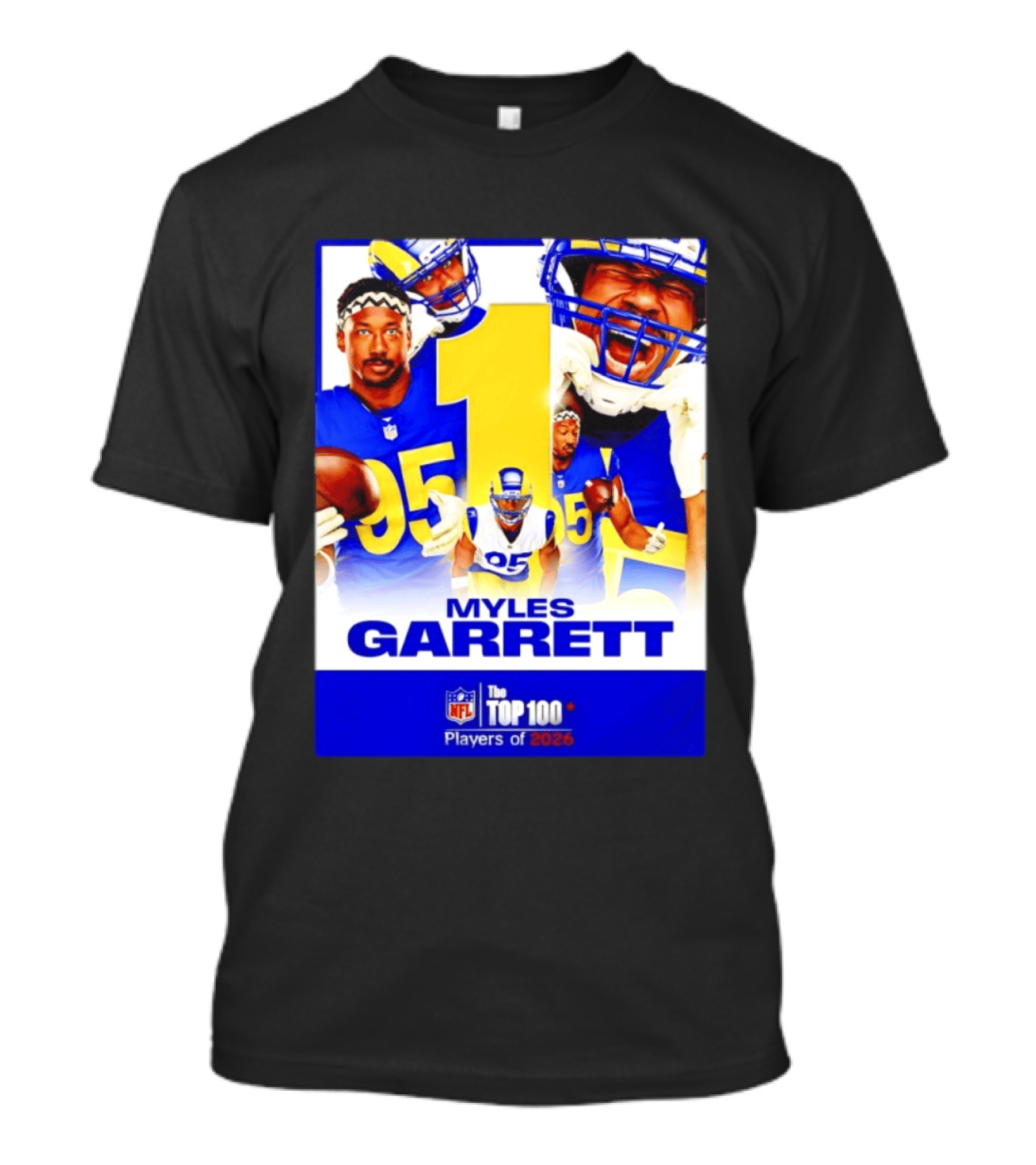 Myles Garrett Rams NFL Top 100 Players 2026 T-Shirt