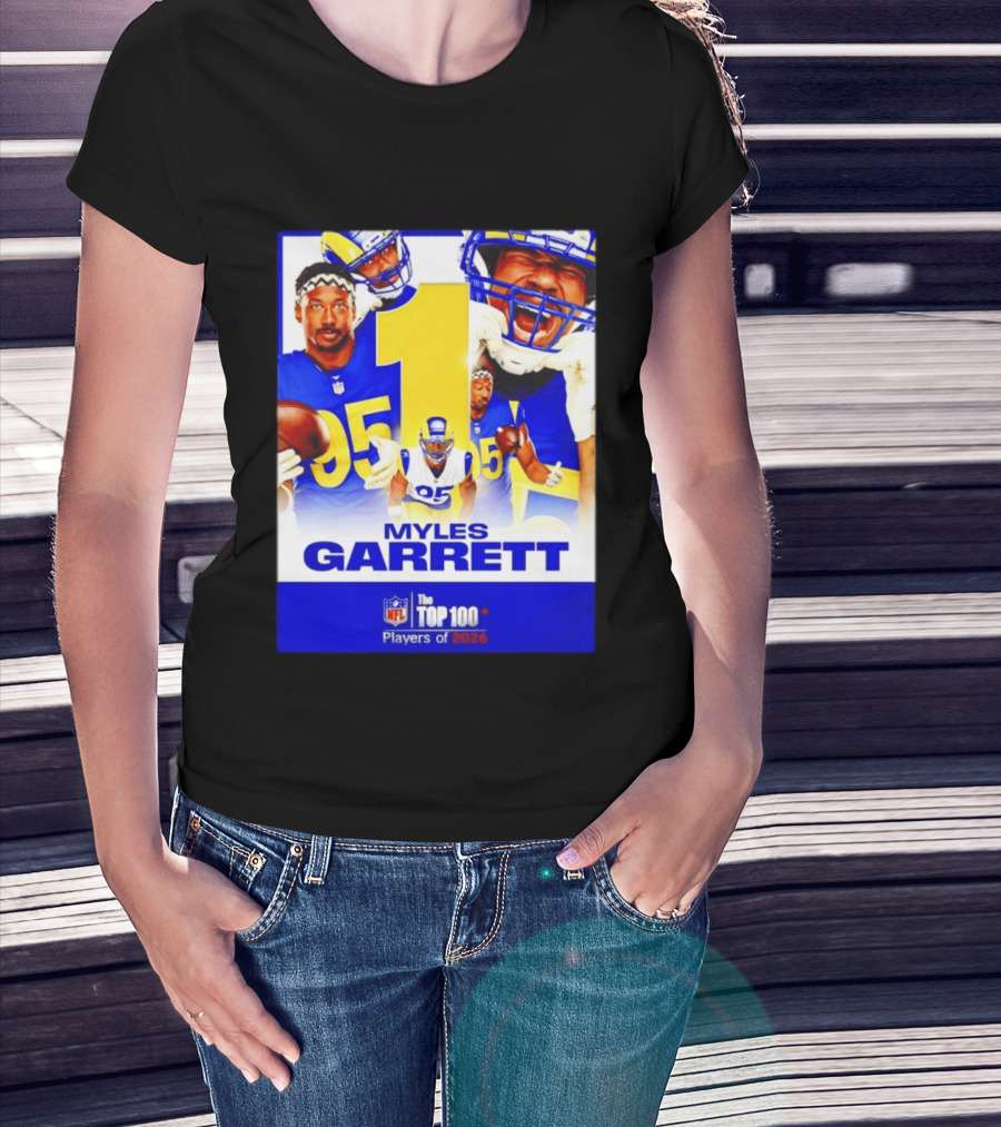 Myles Garrett Rams NFL Top 100 Players 2026 T-Shirt