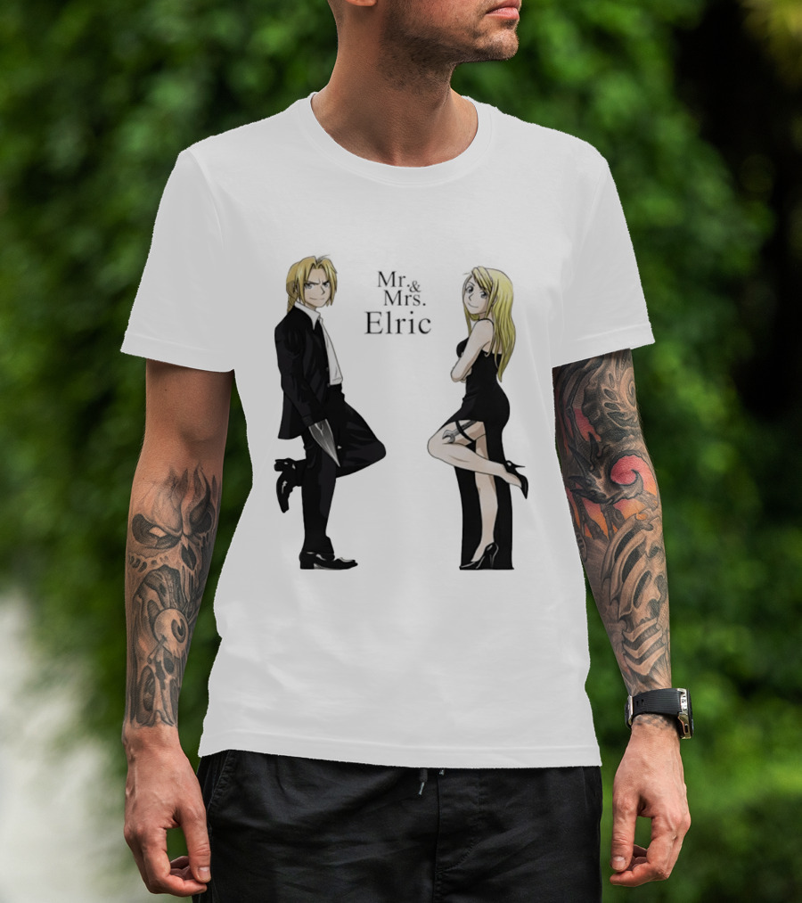 Edward Elric And Winry Rockbell Mr. And Mrs. Elric T-Shirt