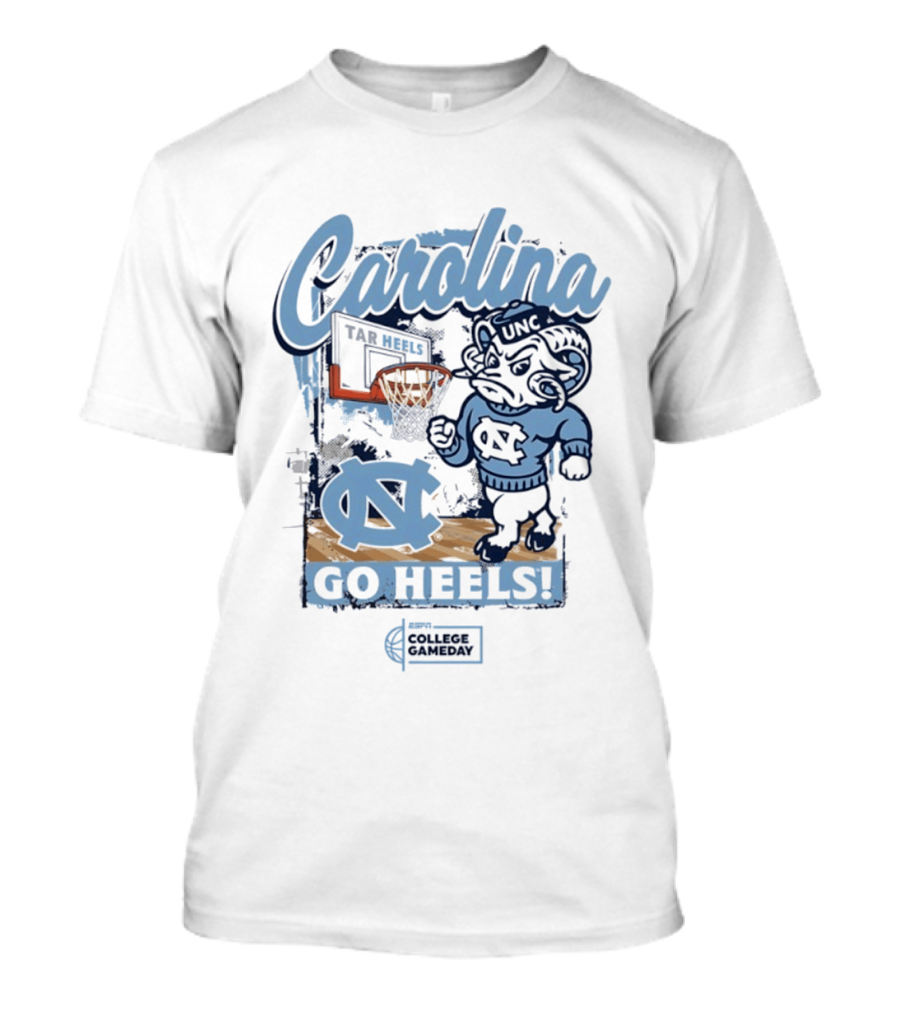 Carolina Tar Heels UNC 2026 College GameDay Go Heels T-Shirt