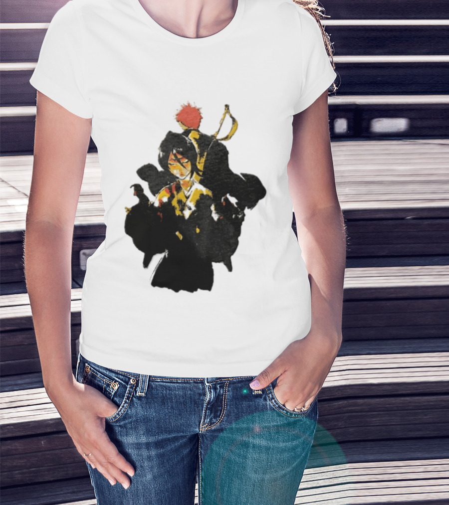 Rukia Kuchiki And Ichigo Kurosaki Spirit Battle Bleach Anime Fan Favorite Characters T-Shirt