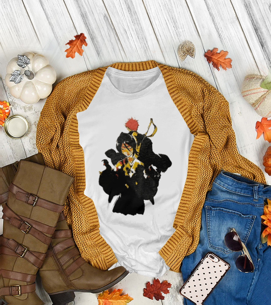 Rukia Kuchiki And Ichigo Kurosaki Spirit Battle Bleach Anime Fan Favorite Characters T-Shirt