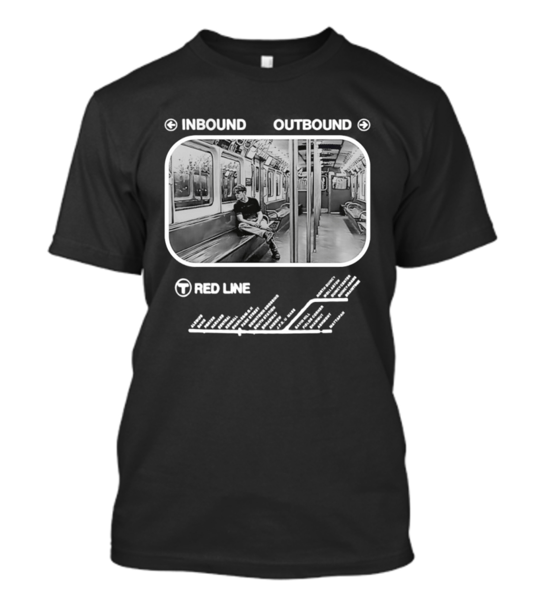 Simon And Garfunkel Hazy Shade Of Winter Subway Scene T-Shirt