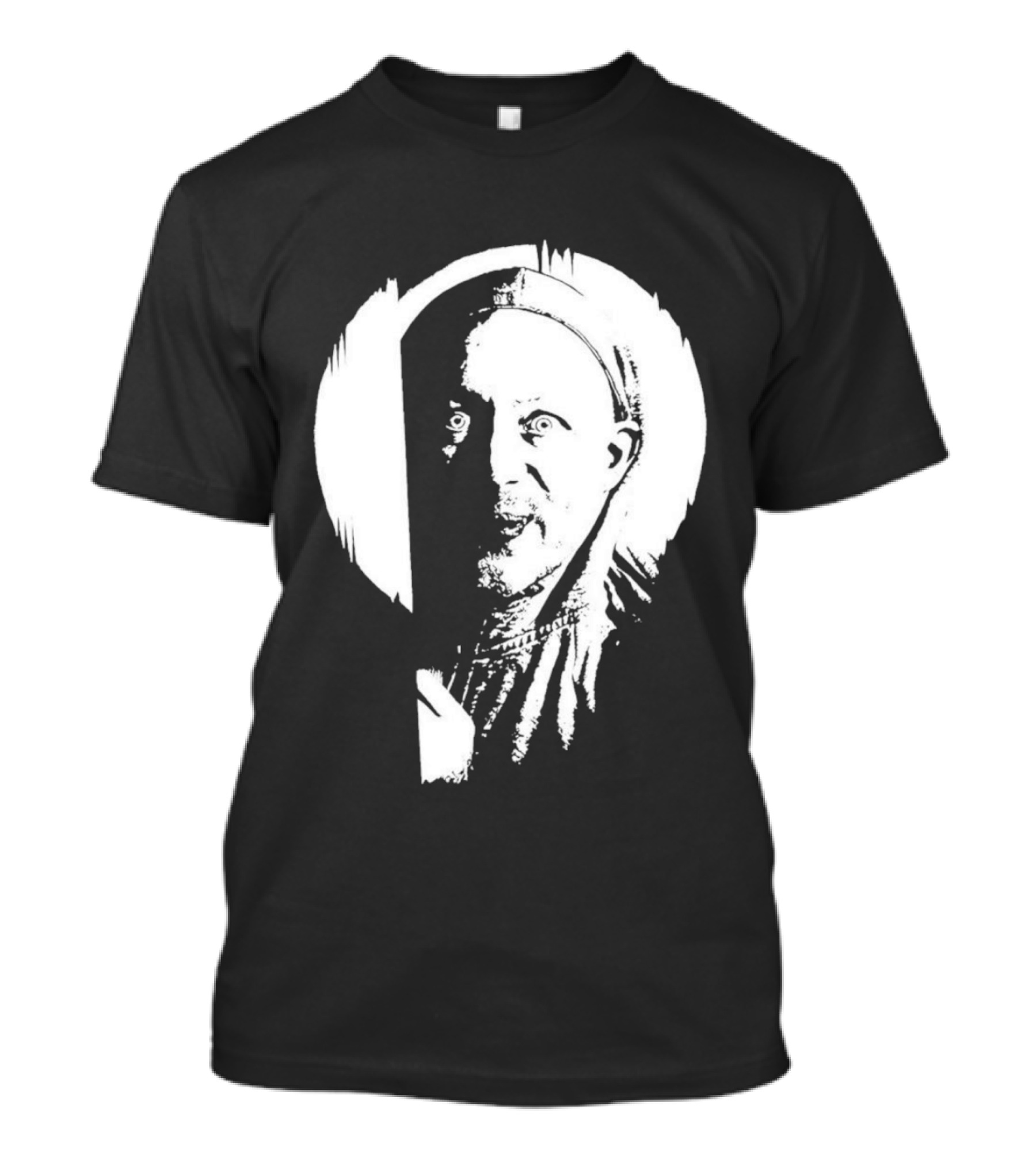 Curious Guy Limmy's Homemade Show Scottish Comedy Stencil T-Shirt