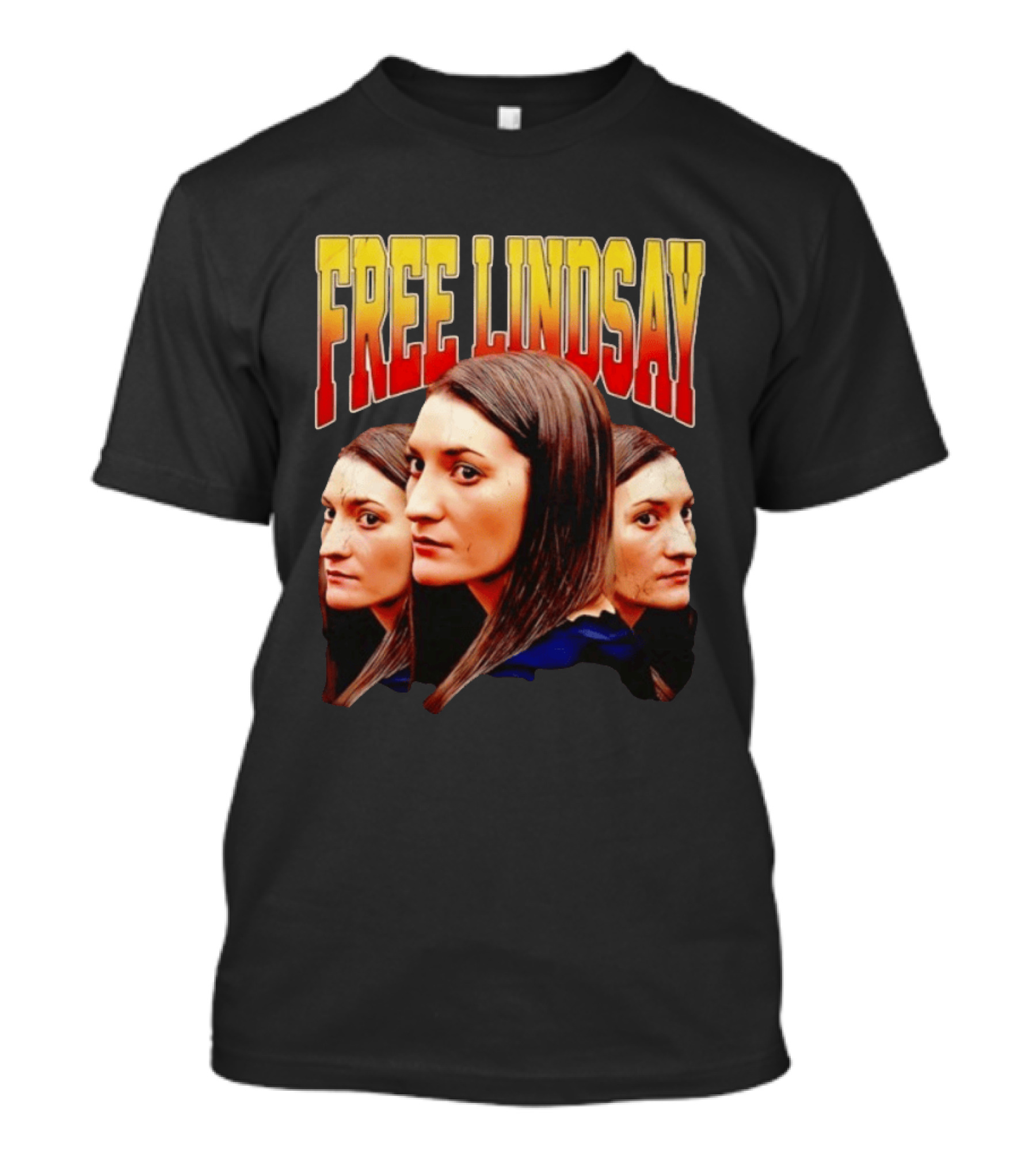 FREE LINDSAY Clancy Multiple Faces T-Shirt