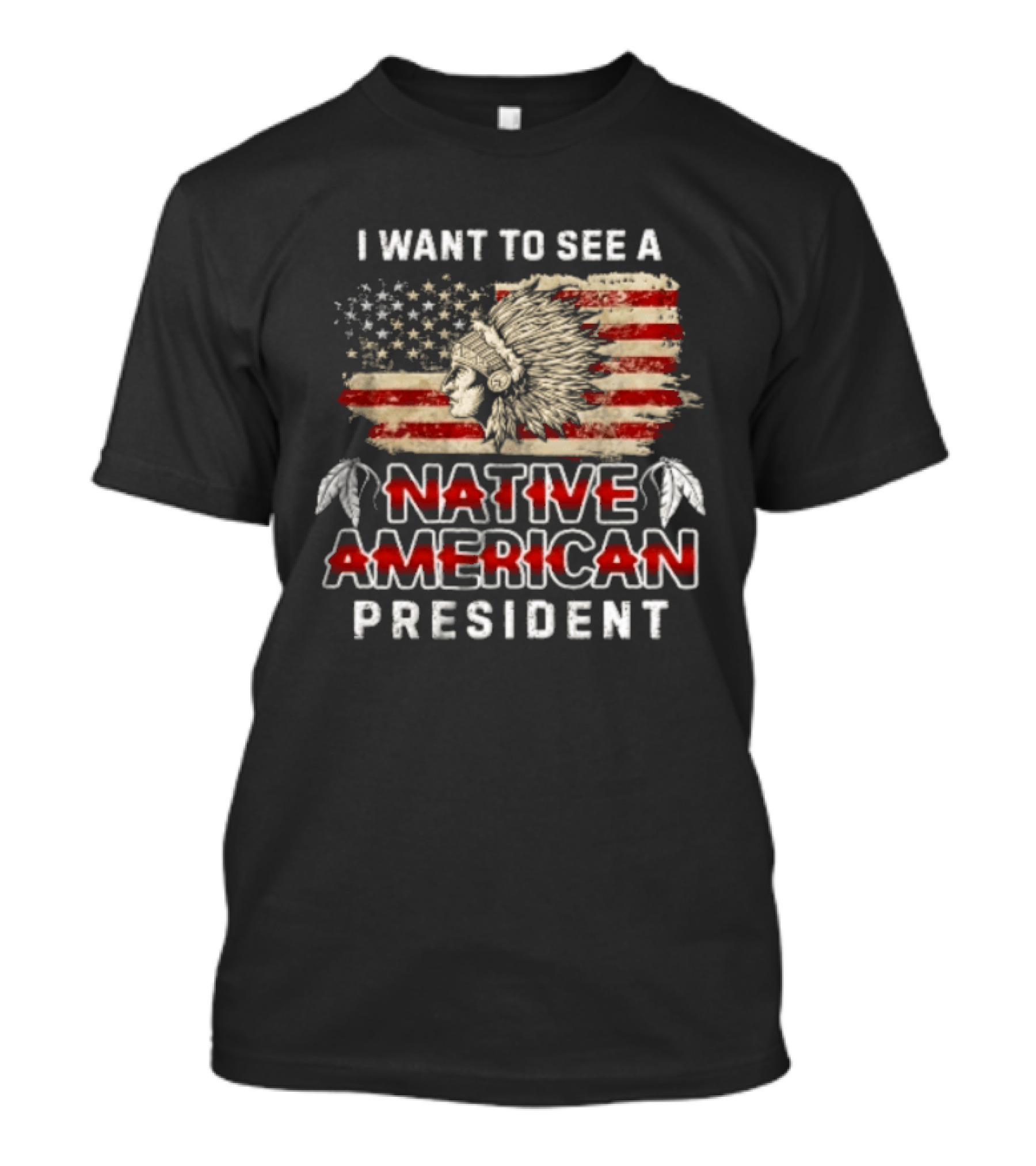 I Want To See A Native American President Native American T-Shirt