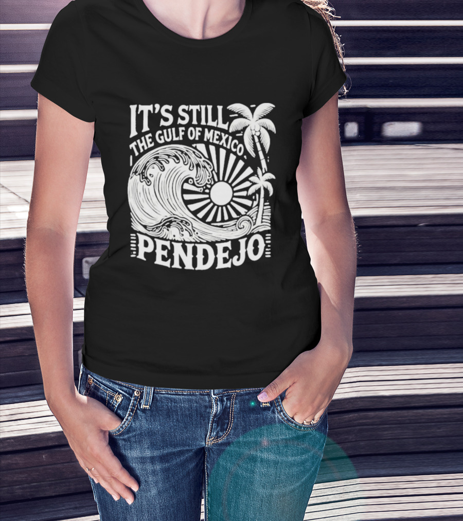 It's Still The Gulf Of Mexico Pendejo Wave Palm Sun T-Shirt